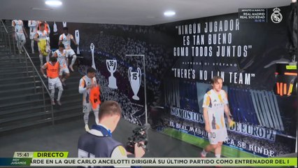 La ovación del Bernabéu a Modric cuando saltó a calentar