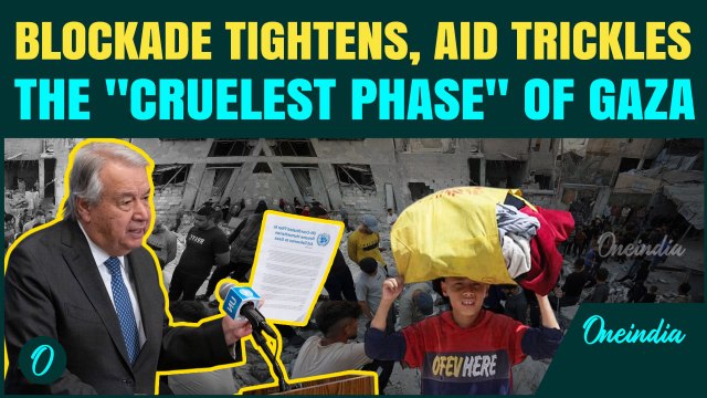 Gaza Endures ‘Cruelest Phase’ Yet as Israel Blocks Aid —Only a ‘Teaspoon’ Reaches Starving Civilians