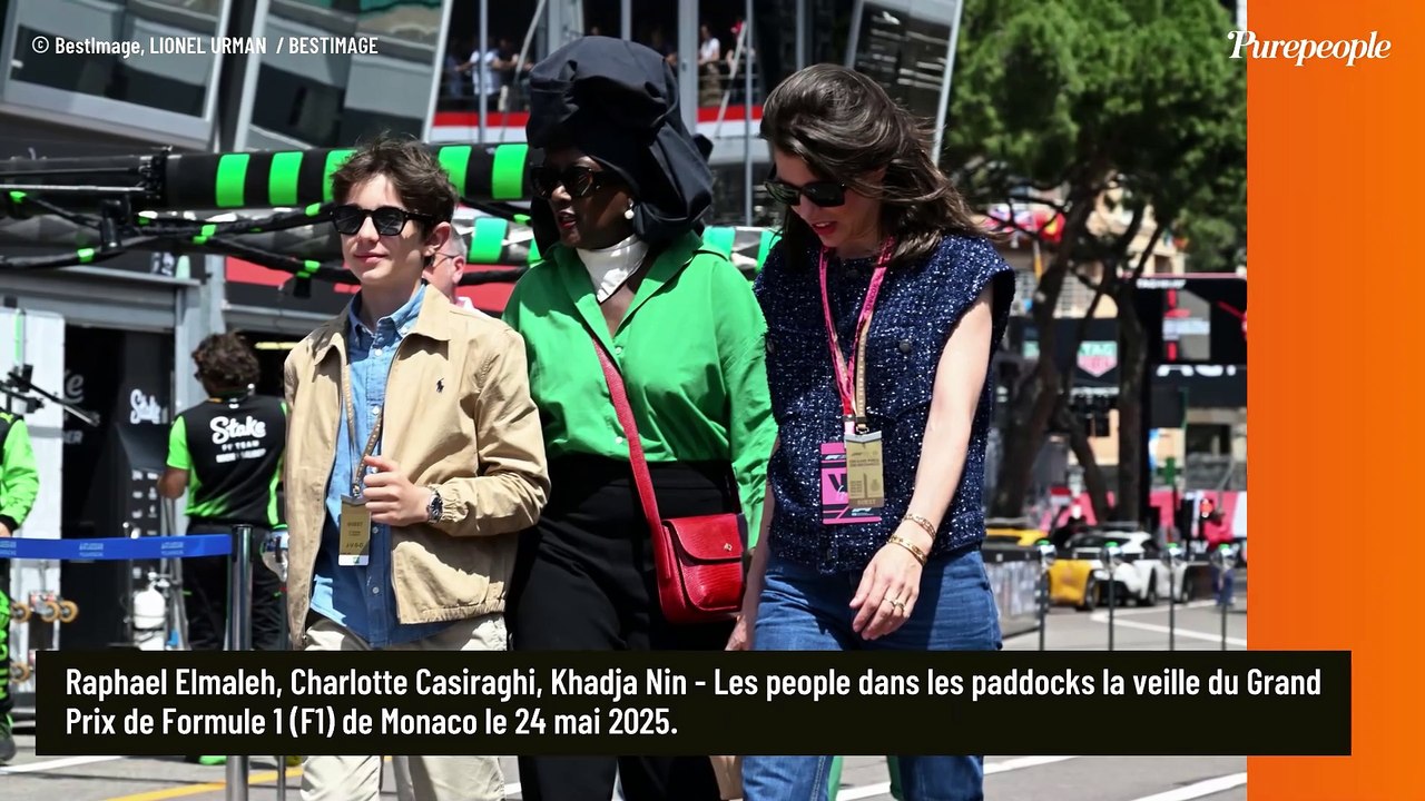 Charlotte Casiraghi et son fils Raphaël Elmaleh (11 ans) : Il a sacrément grandi et vibre pour le Grand Prix de Monaco