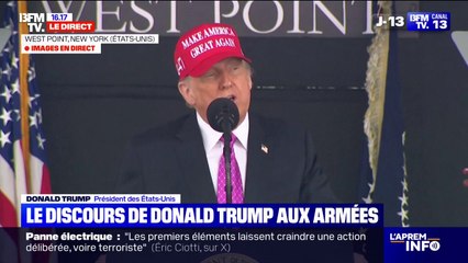 Discours de Donald Trump: "J'ai reconstruit cette armée", indique le président américain