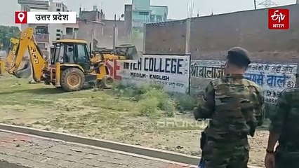 कानपुर में गरजा बुलडोजर; 70 करोड़ की जमीन पर बने अवैध निर्माण को किया ध्वस्त, 5 भूमाफिया पर FIR