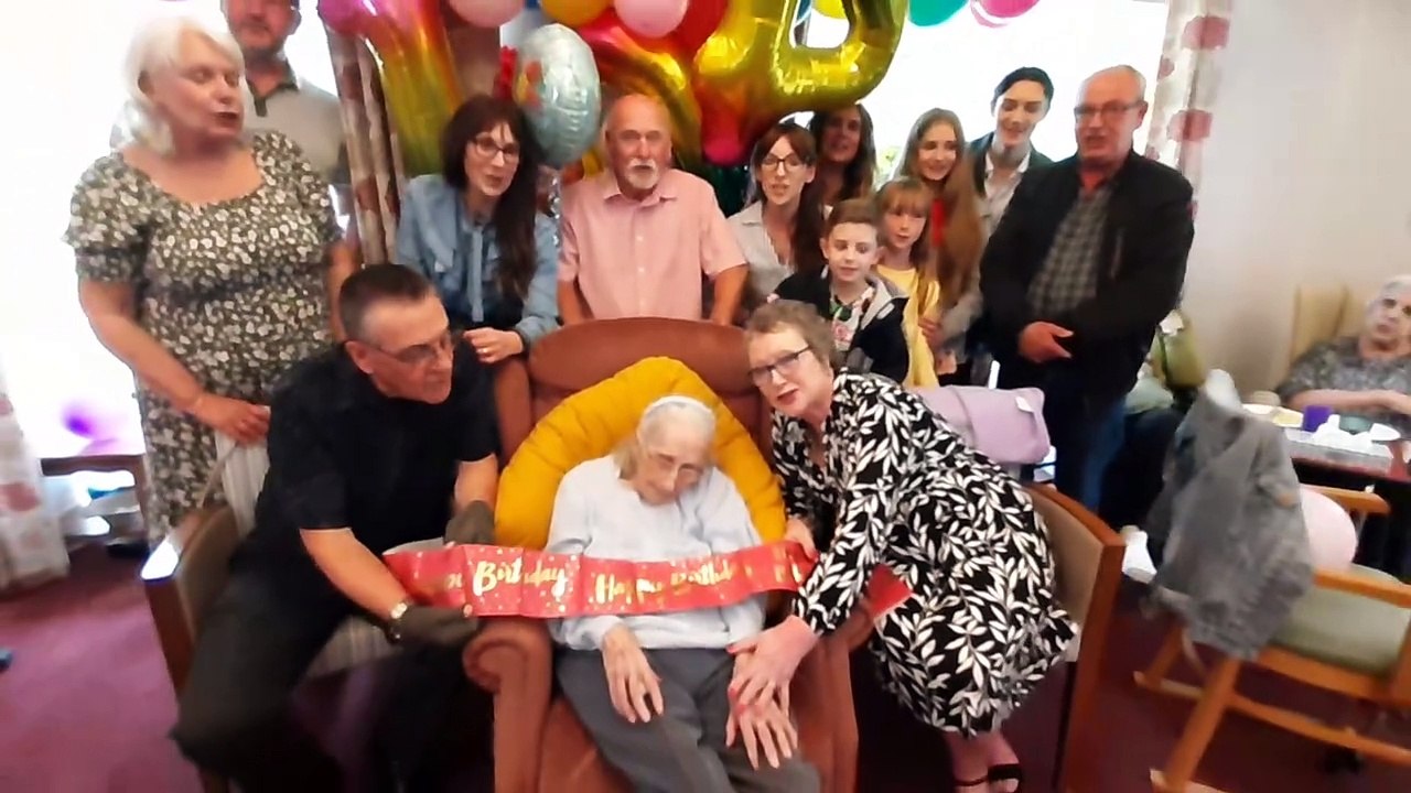 Violet Wise, who lives in Wolverhampton, celebrates her 104th  birthday after previously appearing in the newspaper when she was 100.