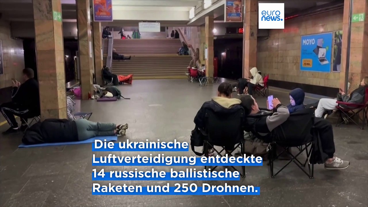 Massive russische Attacke auf Kiew