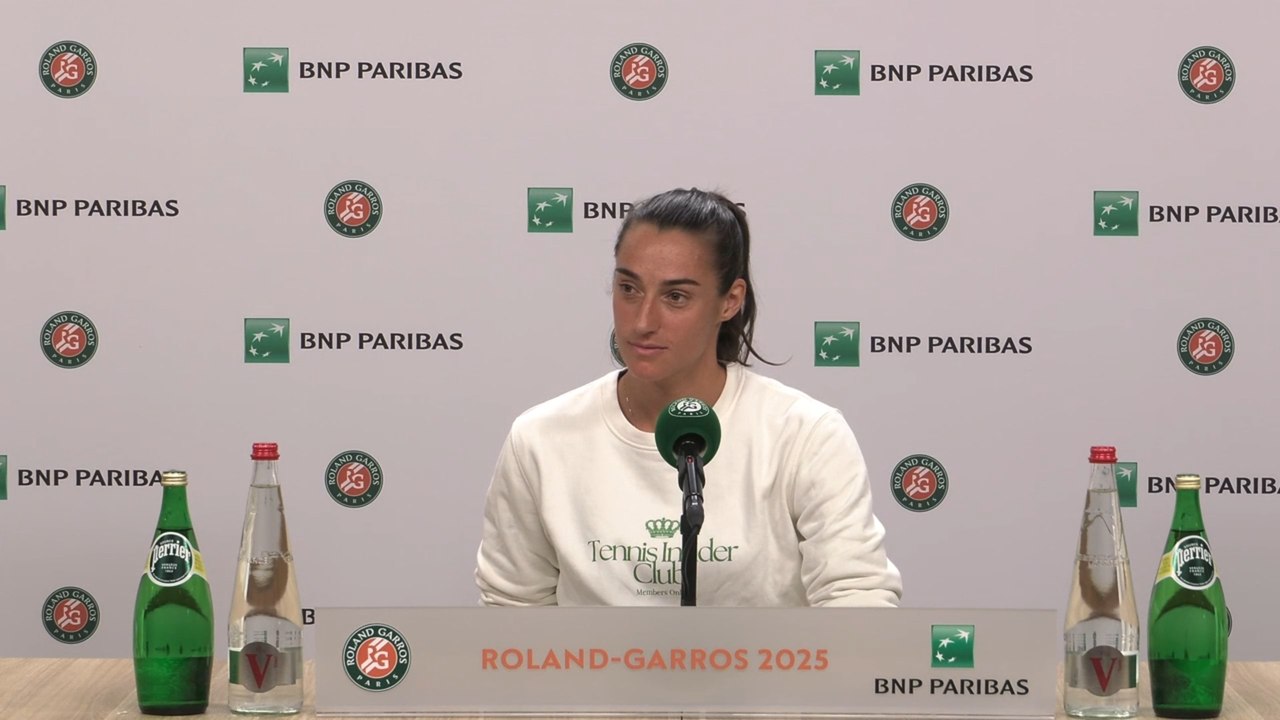 Roland-Garros 2025 - Caroline Garcia : "Je suis complètement en paix avec ma décision"