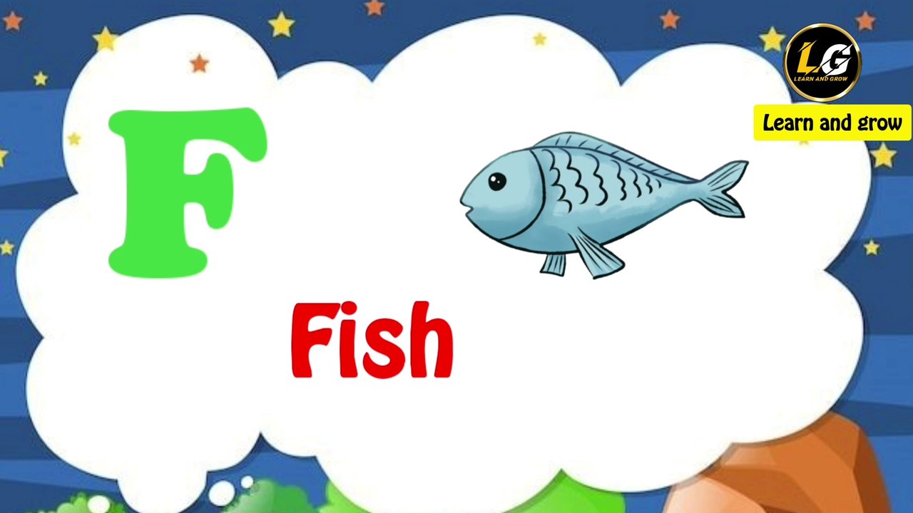 20 words that start with letter F/Initial sounds/letter F words for kids