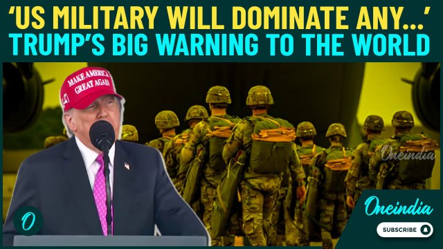 Trump Vows US Military Will ‘DOMINATE’ Enemies And ‘ANNIHILATE’ Threats | Says ‘World Respects….’