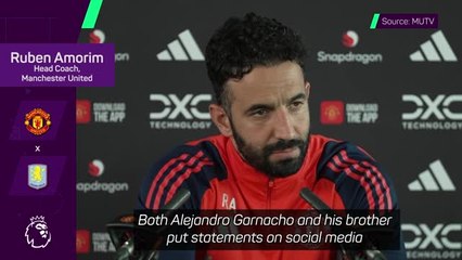 Amorim responds to Garnacho future speculation