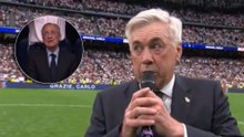 El discurso final de Ancelotti entre lágrimas: Florentino lloró en el palco