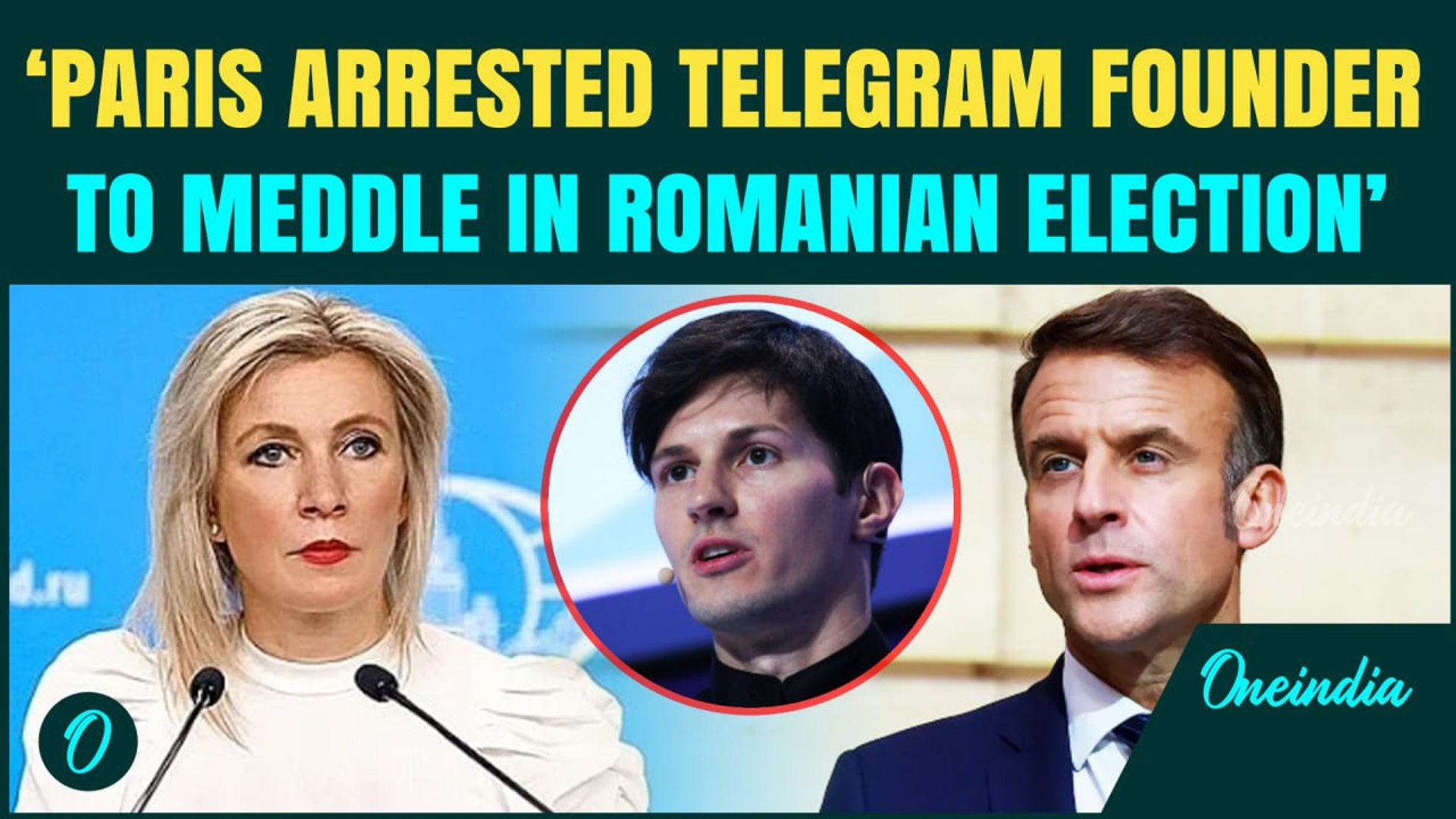 Russian Foreign Ministry’s  BIG CLAIMS On Romanian Elections |  ‘Telegram Founder Durov Arrested…’