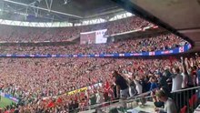 Watch the incredible full-time scenes at Wembley as Sunderland win!