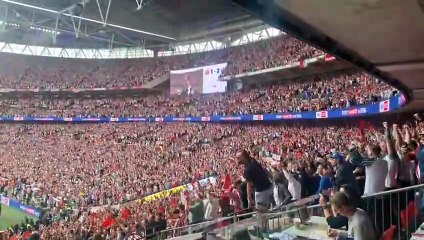 Watch the incredible full-time scenes at Wembley as Sunderland win!