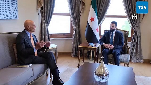 Suriye Geçici Cumhurbaşkanı Şara, İstanbul'da ABD'nin Ankara Büyükelçisi Barrack ile görüştü