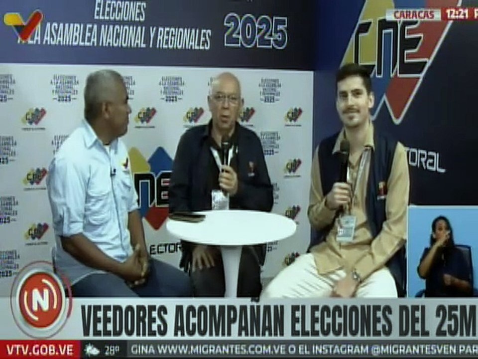 Veedores internacionales elogian proceso democrático venezolano y ratifican acompañamiento electoral