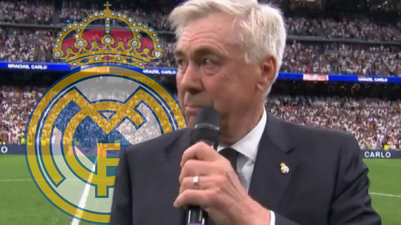 Afición del Real Madrid despide a Carlo Ancelotti y así sus últimas palabras como DT: "Hala Madrid"