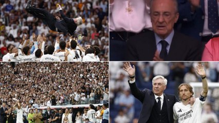 La despedida más bonita del mundo: el Madrid dice adiós a Modric y Ancelotti