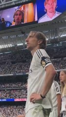 La emoción de Modric viendo su vídeo