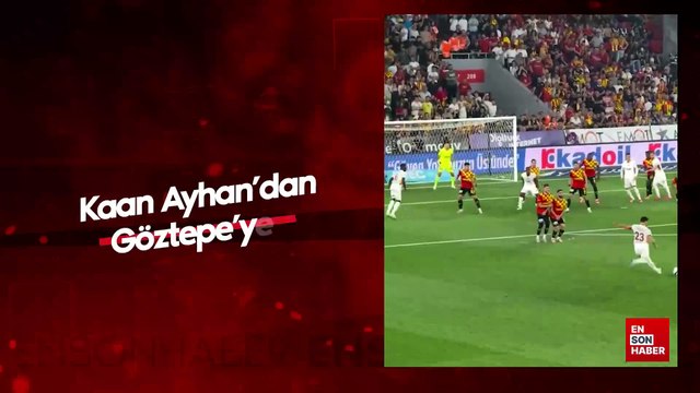 Kaan Ayhan'dan Göztepe'ye nefis gol
