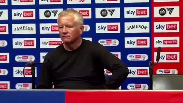 Chris Wilder reacts to Sheffield United's devastating Wembley defeat