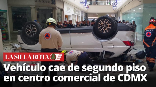 Tragedia en Plaza Lilas: Auto cae del techo y deja una mujer gravemente herida