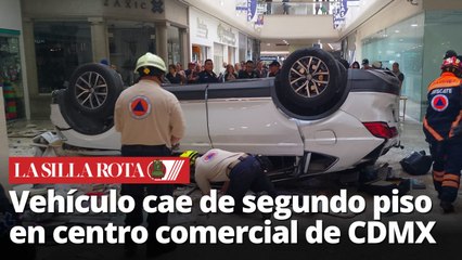 Tragedia en Plaza Lilas: Auto cae del techo y deja una mujer gravemente herida