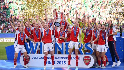 Arsenal Femenil vence al Barcelona en la Final de Champions League Women en Portugal
