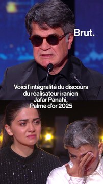 Le discours de réalisateur iranien Jafar Panahi