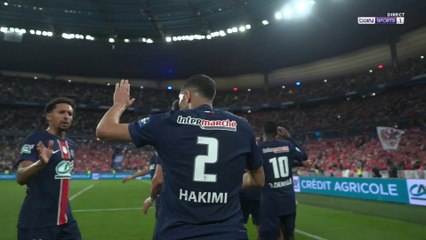 Coupe de France : Achraf Hakimi offre le 3-0 au PSG