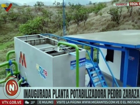 Guárico I Inaugurada planta potabilizadora Pedro Zaraza en el mcpio. Juan Germán Roscio