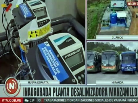 Nueva Esparta I Inauguran planta desalinizadora Manzanillo para beneficiar a más de 2500 habitantes