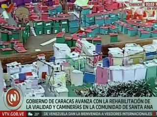 Jefe de Gobierno de Caracas entrega obra de recuperación integral de vialidad en la pqa. Antímano