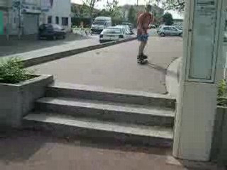 flip sur trois marches