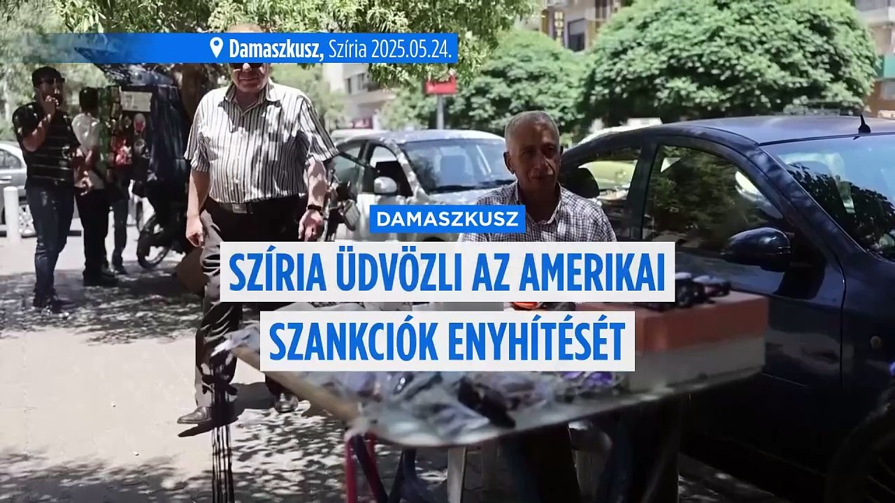 A szíriaiak reménykednek a jövőben az amerikai és az uniós szankciók enyhítése után