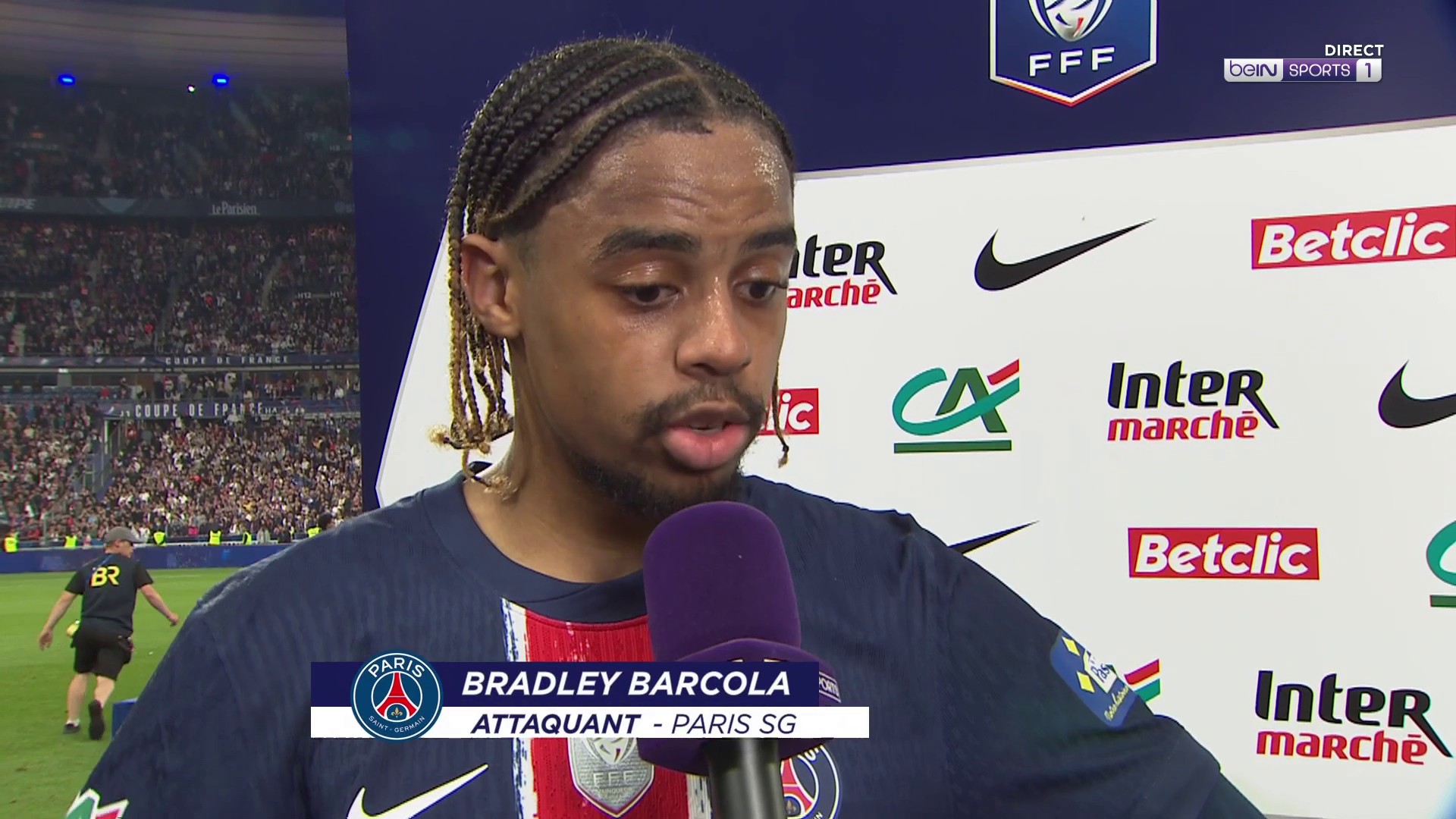 Bradley Barcola : "Il fallait faire vite le boulot"