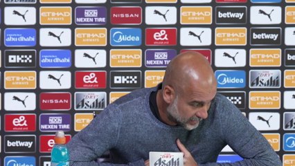 Guardiola on why he wont send Manchester City out to draw it's always to win