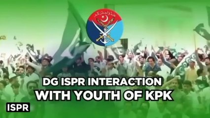 DG ISPR Interaction With Youth Of KPK | ISPR