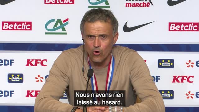 PSG - Luis Enrique : "On a envie d'entrer dans l'histoire"