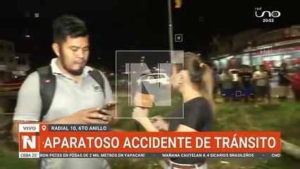 SCZ: ACCIDENTE DE TRÁNSITO EN EL 4TO ANILLO