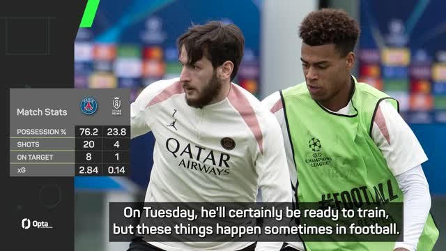 No Kvaratskhelia concerns for PSG despite him missing Cup final