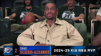 Shai Gilgeous-Alexander's Kia MVP Presentation On TNT! 🏆