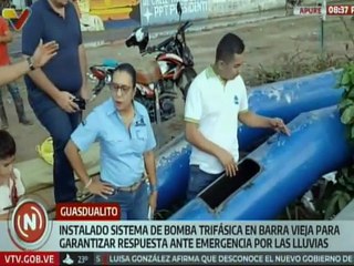 Gobierno Bolivariano de Apure activa bomba trifásica de 440 voltios para mitigar efectos de lluvias
