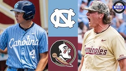 #4 North Carolina vs #2 Florida State (Exciting Game!) | G3 | 2025 College Baseball Highlights