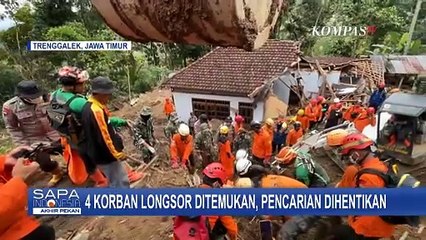 Longsor di Trenggalek: 4 Jenazah Ditemukan di Hari Keenam, Total 6 Korban Tewas