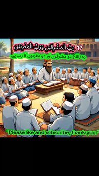 Surah Ar-Rahman (verses 17–21):[He is] Lord of the two Easts and Lord of the two Wests.18. So which of the favors of your Lord will you [both] deny?19. He released the two seas, meeting [side by side];