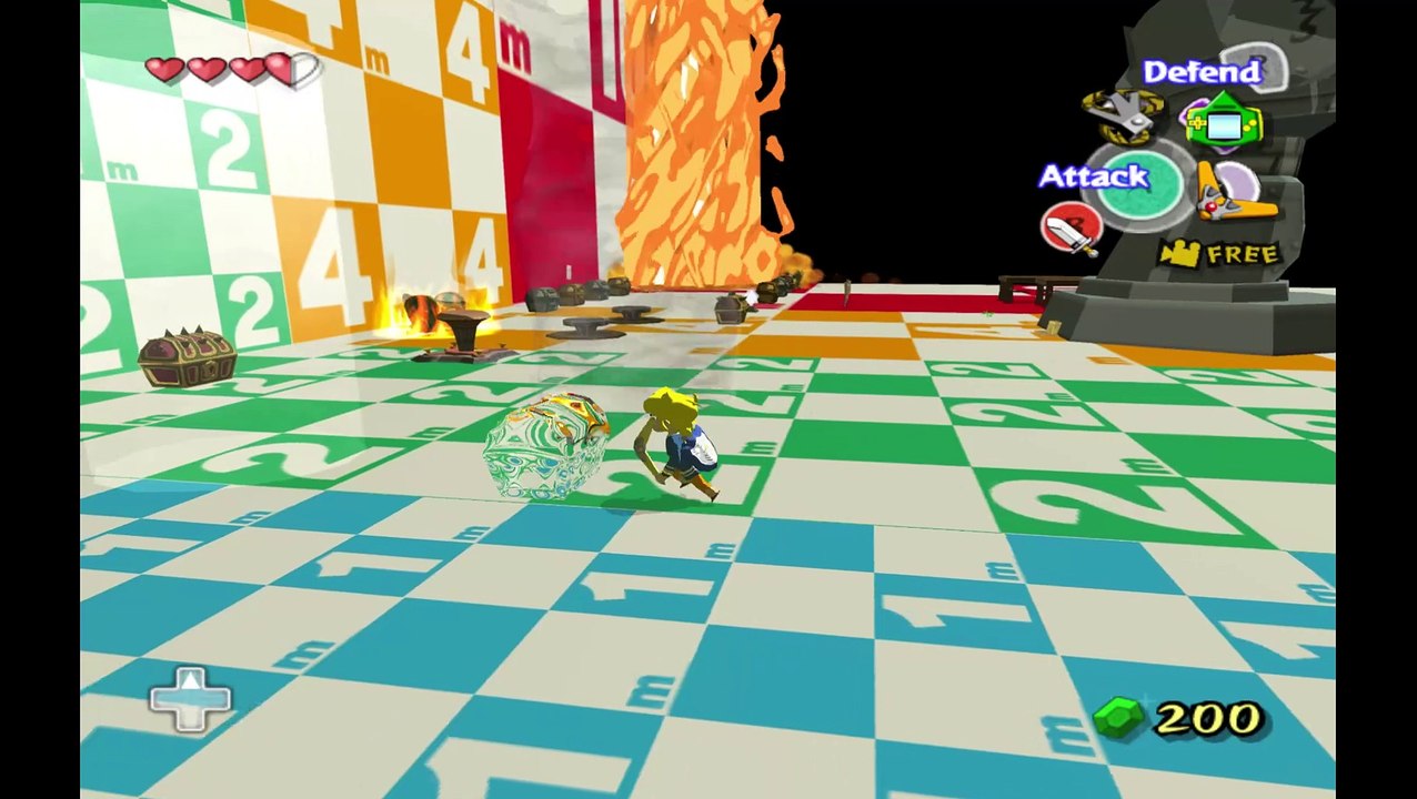 Wind Waker. Testing my JAP mod that puts English text in it P5. (testing some test rooms with my changes)