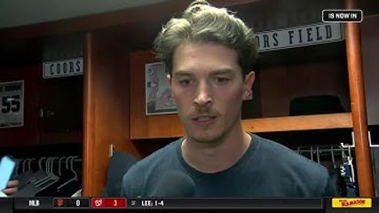 Max Fried on his outing in Denver