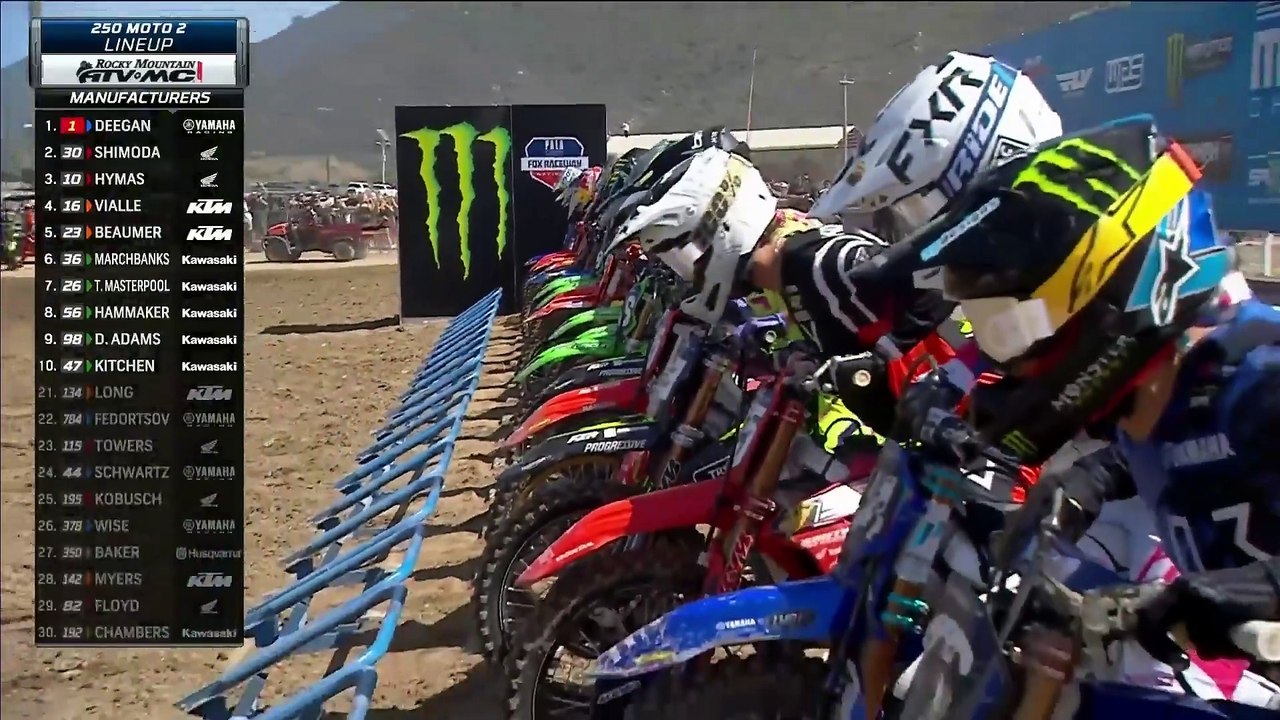 2025 AMA Pro Motocross | Round 1 Fox Raceway National - Pala CA | 250 Moto 2