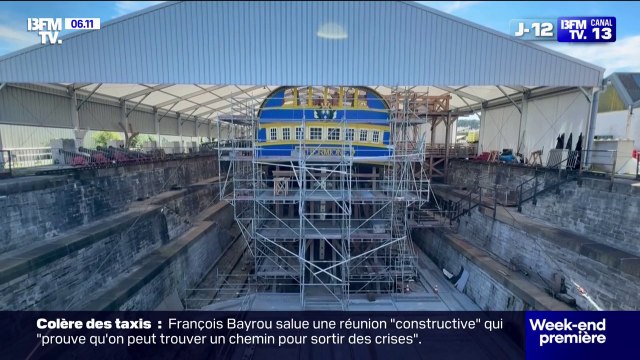 Ce n'est pas n'importe quel bateau : un ultime appel aux dons pour trouver cinq millions d'euros afin de remettre à flot L'Hermione, un mythique bateau à trois mâts