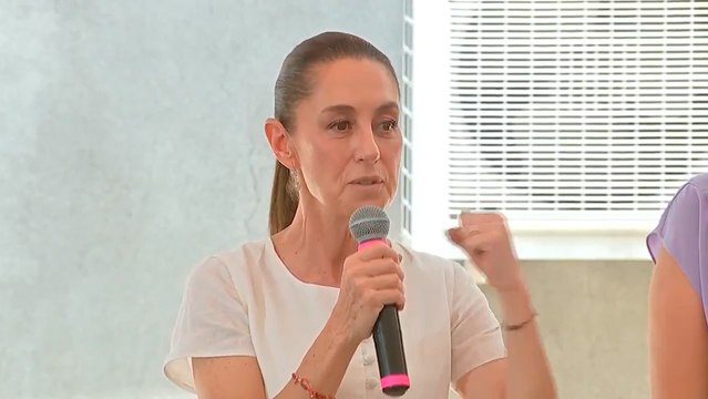 Claudia Sheinbaum presenta nuevo programa de salud en San Luis y sale de la CDMX en medio de las protestas de la CNTE