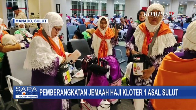 Kloter Pertama Jemaah Haji Sulut Diberangkatkan ke Tanah Suci dari Embarkasi Balikpapan