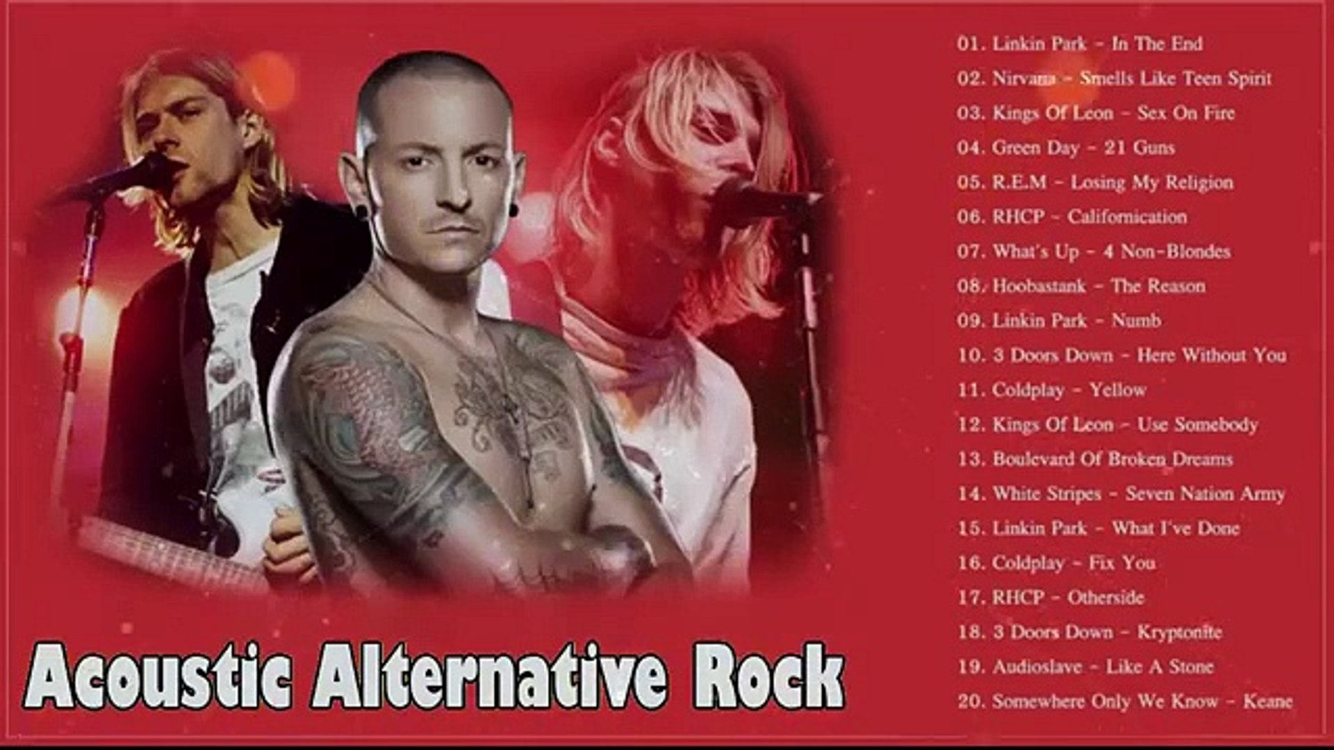 ⁣Acoustic Alternative Rock - Best Alternative Rock Songs Of 90s 2000s
